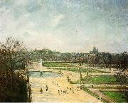 Camille Pissarro Tuileries Gardens Spain oil painting artist